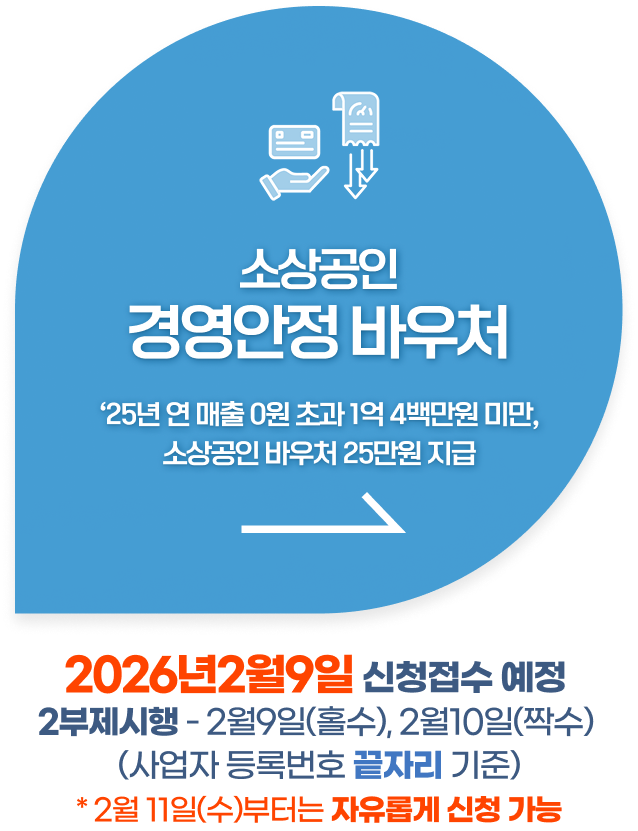소상공인 경영안정 바우처 바로가기